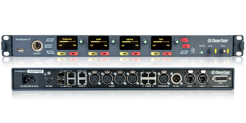Clearcom FreeSpeakII Digital Wireless Comms Base Station – Online Catalog