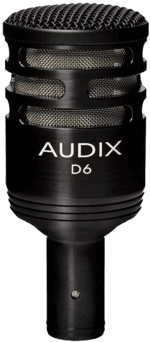 Audix D6 - Dynamic Instrument / Kick-Drum Microphone