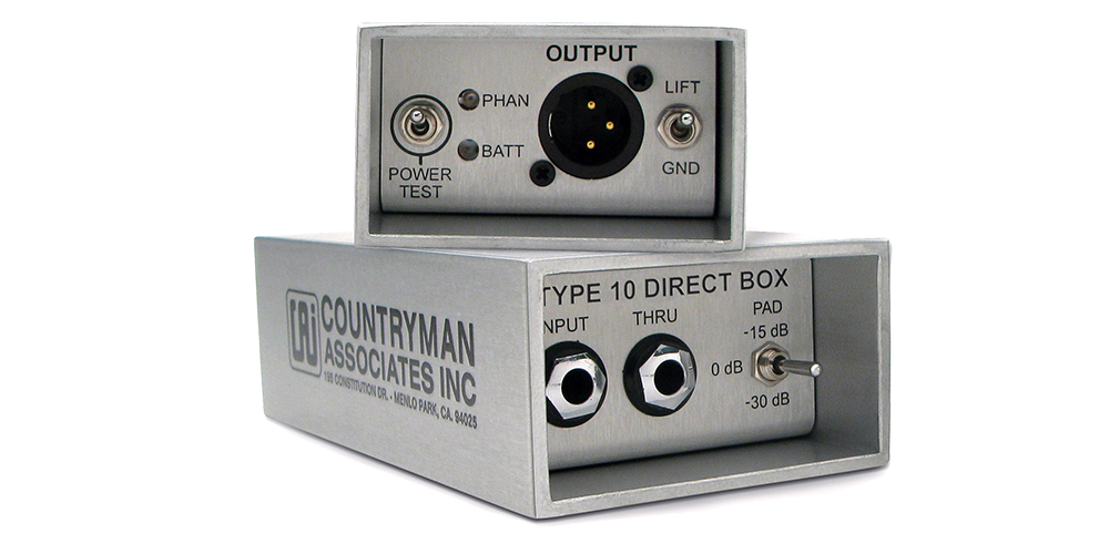 Countryman Type 85S – Active Stereo D.I Box w/ Lundahl Transformer