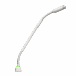 Shure MX410WLP/N - 10" White Gooseneck Microphone for WLXD8 Base