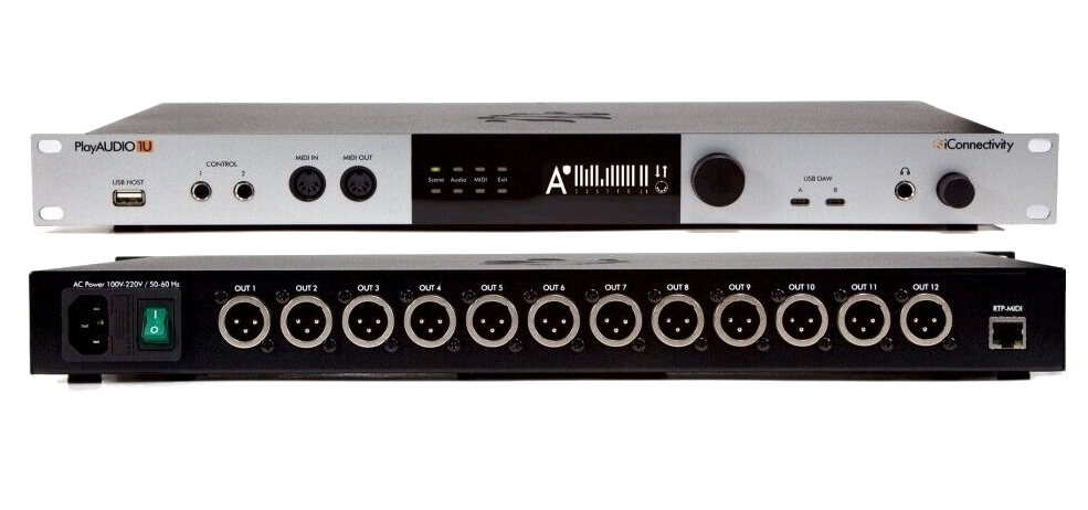 iCONNECTIVITY PlayAUDIO1U – 12ch Dual USB Redundant DAW Live Audio ...