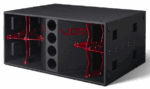 VOID Stasys Xair - Double 18" Horn-Loaded Subwoofer (Red Accent)